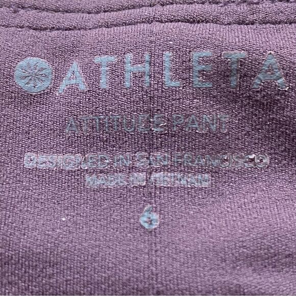Athleta Mauve Attitude Jogger Pants Size 6 - Picture 3 of 11